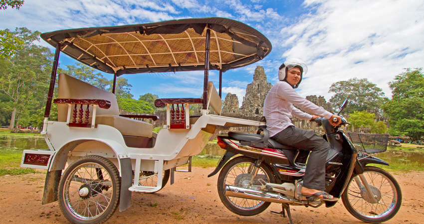 Angkor Wat Admission Ticket (1-Day Ticket) + Tuk Tuk