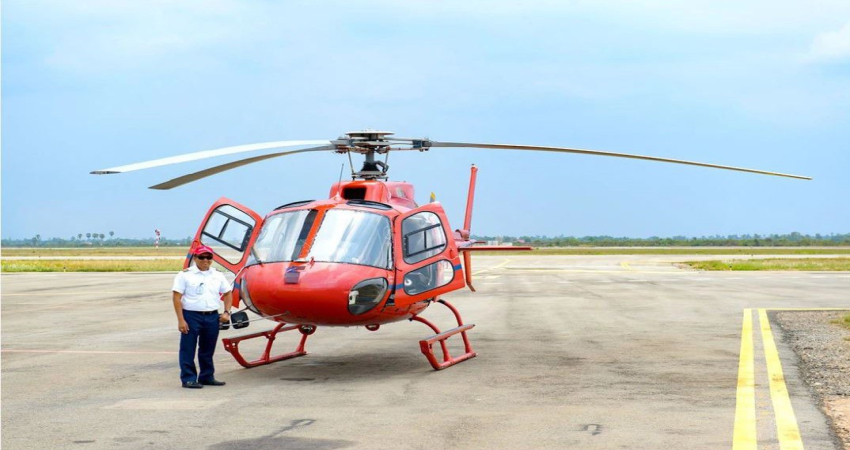 Angkor Wat plus Helicopter ride with Khmer Lunch